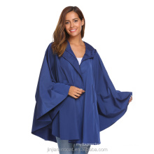 oem female outdoor rainproof raincoat waterproof fashion poncho light weight portable rain coat